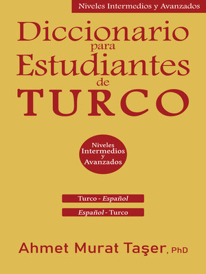 cover image of Diccionario para Estudiantes de Turco